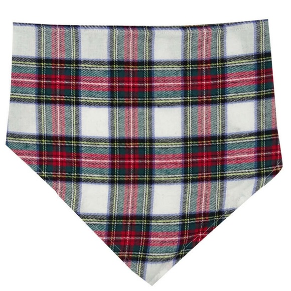 Matching Pet Stewart Plaid Bandana NWT! - Picture 2 of 4